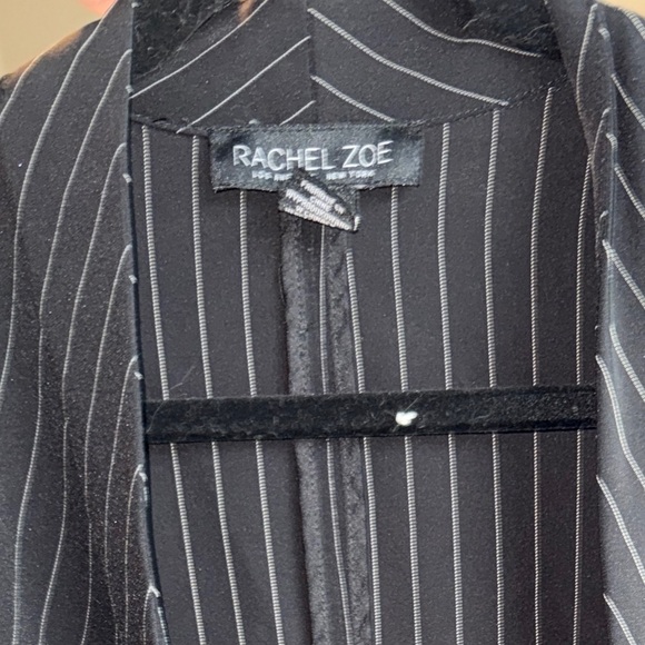 Rachel Zoe Black Pinstripe Blazer - Picture 4 of 4